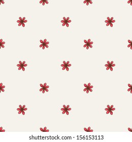 Seamless pattern with flowers.