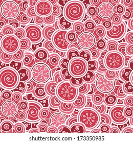 seamless pattern of flowers