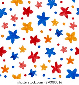 Seamless pattern with flowers