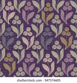 seamless pattern with flowers