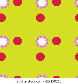 seamless pattern from flowers