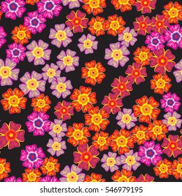 Seamless pattern of flowers.
