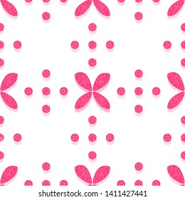 Seamless pattern with flowers. Abstract colorful background. Design for banner, poster, textile, print.