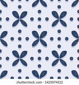 Seamless pattern with flowers. Abstract colorful background. Design for banner, poster, textile, print.