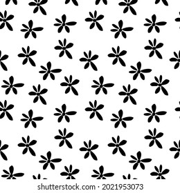 Seamless pattern with flowers. Art can be used for wallpaper, packing, printing. Summer print. 