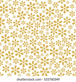 Seamless pattern with flowers. Background for gift wrapping. Decoration fabric. Wallpaper design. Stylish beautiful baby seamless pattern