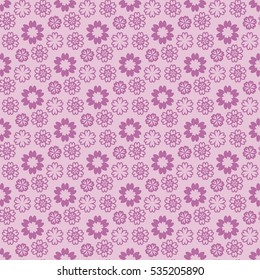 Seamless pattern with flowers. Background for gift wrapping. Decoration fabric. Wallpaper design. Stylish beautiful baby seamless pattern. Floral design