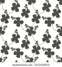 seamless pattern with flowers, beautiful illustration