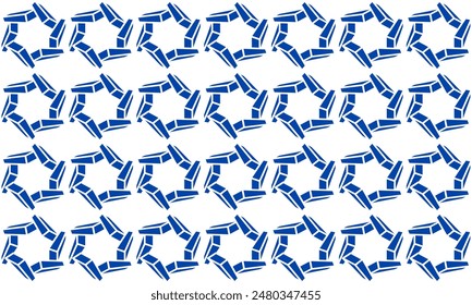 seamless pattern with flowers, seamless pattern with blue and white flowers, light blue flower hexagon block of blue background background design for fabric print, ceramic Japanese style checkerboard
