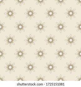seamless pattern with flowers, creative background vector design