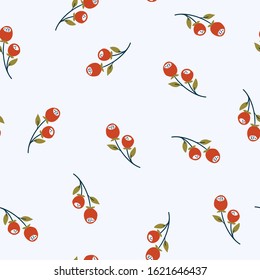 Seamless pattern with flowers. Design for fabric print. Vector illustration