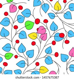 seamless pattern with flowers, an elegant floral pattern