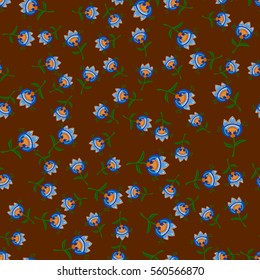 seamless, pattern, flowers, fabric, wrapping paper