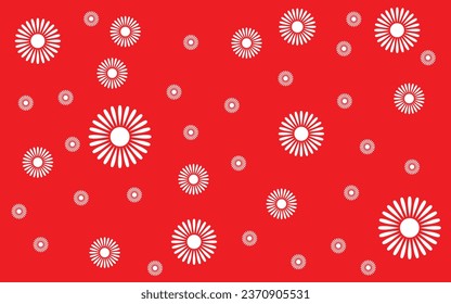 Seamless pattern of flowers, floral wallpaper for your design, vector art illustration