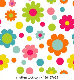 Seamless  pattern with flowers. Seamless floral wallpaper 