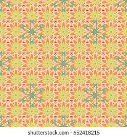 Seamless pattern with flowers. Floral watercolor seamless background. Vector textile print for bed linen, jacket, package design, fabric and fashion concepts.