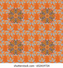 Seamless pattern with flowers. Floral watercolor seamless background. Vector textile print for bed linen, jacket, package design, fabric and fashion concepts.