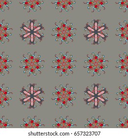 Seamless pattern with flowers. Floral watercolor seamless background. Vector textile print for bed linen, jacket, package design, fabric and fashion concepts.