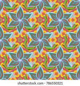 Seamless pattern with flowers. Floral watercolor seamless background. Vector textile print for bed linen, jacket, package design, fabric and fashion concepts.