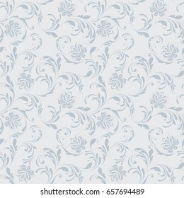 Seamless pattern with flowers. Flowery background.