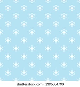 Seamless pattern of flowers. Geometric background. Vector illustration. Good quality. Good design.