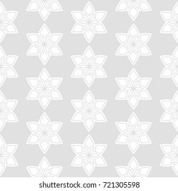 Seamless pattern of flowers. Geometric floral background. Vector illustration. Good quality. Good design.