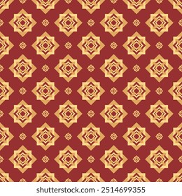 seamless pattern with flowers golden silk weaves embroidery shine bright of gold shades gradient detailed vector. Luxury ethnic traditional pattern decoration for curtain backdrop wallpaper ornament.