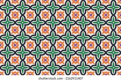 Seamless pattern with flowers green orange blue purple colour texture Design for wallpaper texture background industry coloful