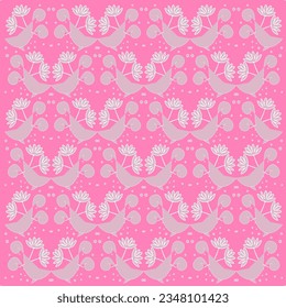  seamless pattern. Flowers leaf. Abstract geometric background. Golden leaves. Laser cutting. Elegant design for design prints, covers, cases, gift wrappers, curtains, textiles, wallpape.vector