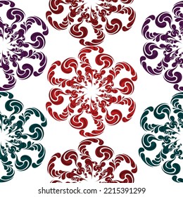 Seamless pattern with flowers and leaves. Beautiful summer print. Hand drawn fabric, gift wrap, wall art design.
