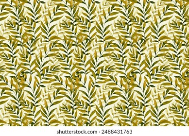 Seamless pattern with flowers on background, floral illustration in modern style.  Floral pattern for invitations, cards, print, gift wrap, manufacturing, textile, fabric.