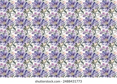 Patrón sin costura con flores en el fondo, ilustración floral en estilo moderno.  Patrón floral para invitaciones, tarjetas, impresión, envoltura de regalo, fabricación, textil, tela.