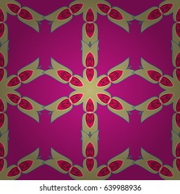 Seamless pattern with flowers. Ornate zentangle texture, endless pattern with abstract flowers. Seamless pattern can be used for wallpaper, web page background, surface textures. Vector ornaments.