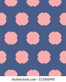 Seamless pattern with flowers in pastel colors.