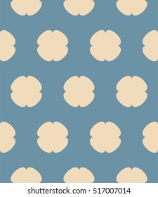 Seamless pattern with flowers in pastel colors.