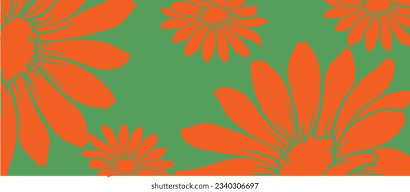 Patrón de flores sin foco con rosado. negro blanco, azul verde y naranja. Fondo de flores rosadas. diseño de flor textil de arte abstracto textil textil.Resumen de patrón sin costura floral. Coco brillante