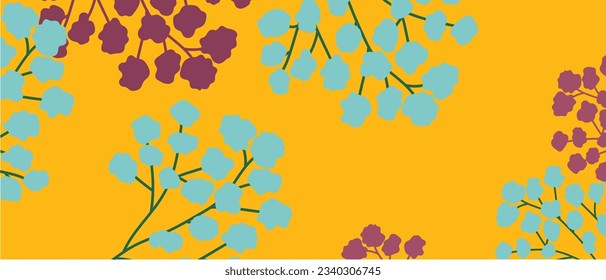 Seamless pattern of flowers with pink. white black , green  blue and orange background. Pink flowers background. textured abstract art textile flower design.Abstract floral seamless pattern. Bright co