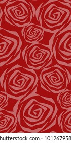 Seamless pattern with flowers roses