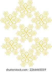 seamless pattern with flowers. suitable to use for pattern on your design artwork