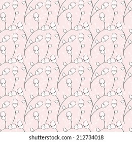 Seamless pattern with flowers. Textile seamless pattern.