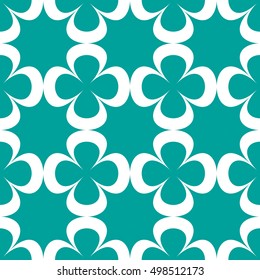 Seamless pattern with flowers. Vector art.
