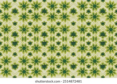 Seamless pattern with flowers vector background
