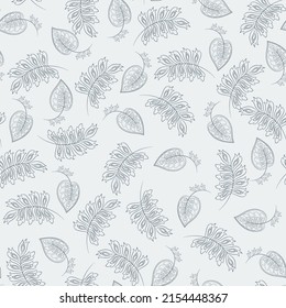 Seamless pattern with flowers. Vector Floral Illustration