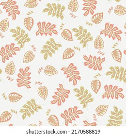 Seamless pattern with flowers. Vector Floral Illustration