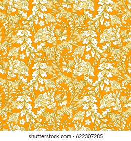 Seamless pattern with  flowers. Vector Floral Illustration