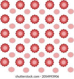 seamless pattern with flowers, vector illustration