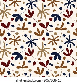 seamless pattern with flowers. vector illustration