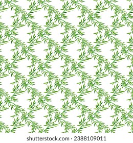 Seamless pattern flowers vector illustration. The seamless background added sense continuity to scene The seamless design seamlessly blended different botanical elements The endless repetition