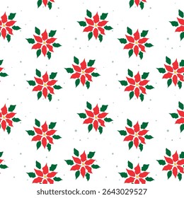 seamless pattern with flowers, vector illustration
