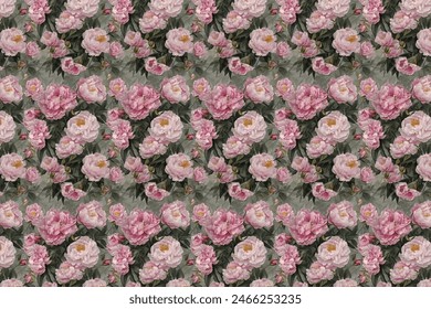 flores de patrón sin costura en forma de Vectores y hojas. fondo floral para papel de envolver, tela textil, 